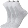 Endurance  Dingwall Quarter Tactel Performance Socks 3-Pack White