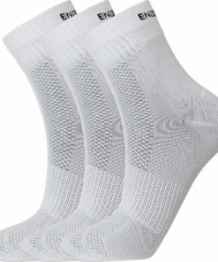 Endurance  Dingwall Quarter Tactel Performance Socks 3-Pack White