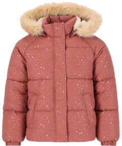 Alya  Puffer Girls Jacket Withered Rose