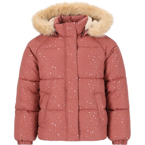 Alya  Puffer Girls Jacket Withered Rose