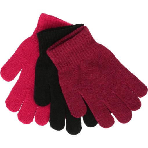 Zigzag  Neckar Knitted 3-pk. Gloves Kids