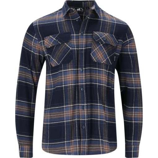 Whistler  Jamba M Flannel Shirt Dark Denim