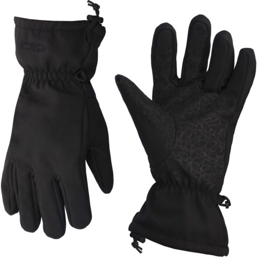 CMP Man Softshell Gloves Black