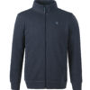 Cruz  Pitt M Zip Melange Sweatshirt Navy Blazer