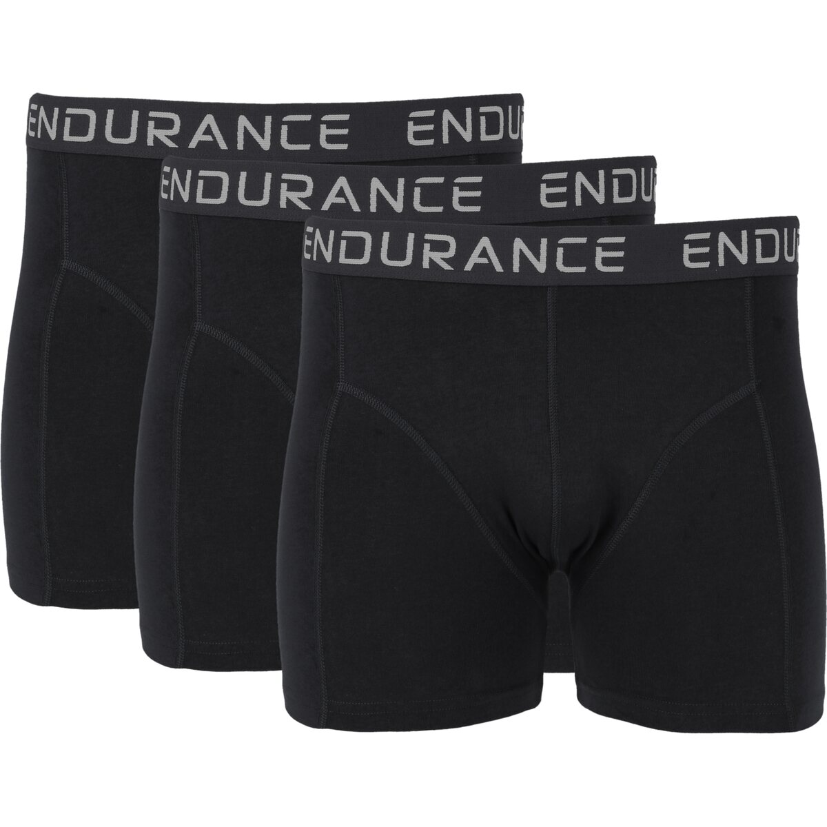 Endurance  Burk M Boxershorts 3-Pack Black