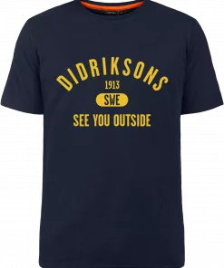 Didriksons  Harald Usx T-Sh Col Dark Night Blue