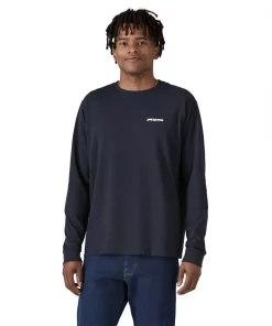Patagonia  M´S L/S P-6 Logo Responsibili-Tee Navy