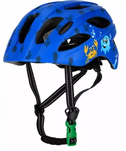 Crazysafe  Cool Sea Bicycle Helmet w/ Green Buckle