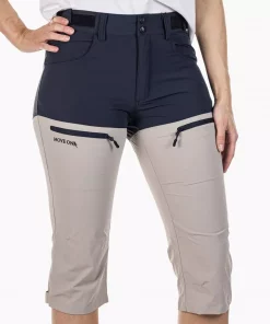Moveon  Arendal W Capri Shorts Marine/Sand