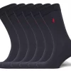 MCS Bo Bamboo Socks 6 pk. Black