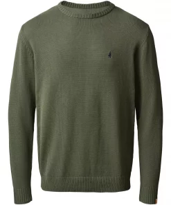 MCS  McBirk Top O-Neck Knit Beetle