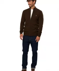 MCS  McAlfie Zip Lambswool Knit