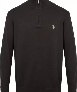 US Polo Assn.  Brison Half-Zip Knit Black