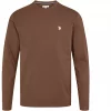 US Polo Assn.  Brolin M LS T-Shirt Chestnut Melange