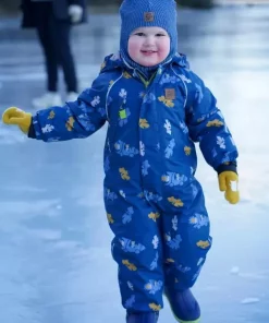 Kattnakken Vinterparkdress Snø Baby Blå Horisont