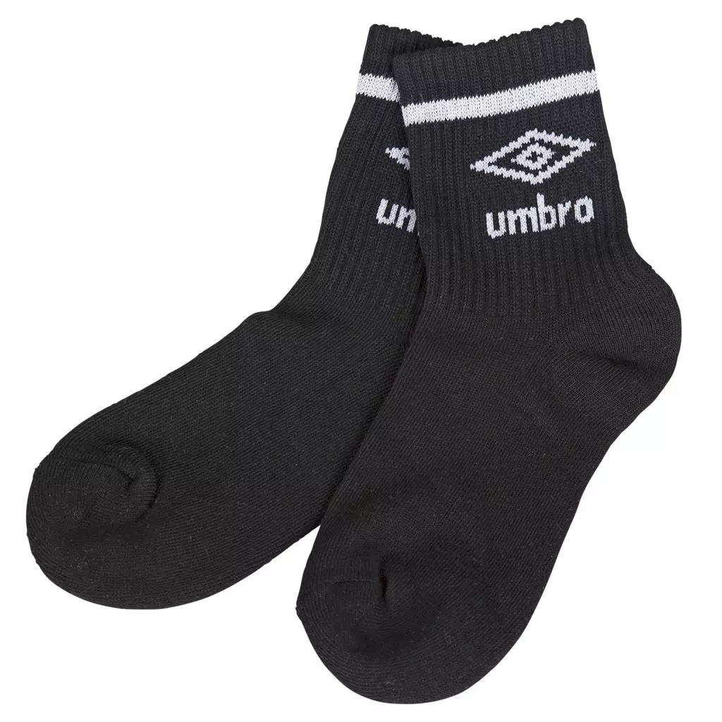 Umbro Core Tennis Socks Black 3 pk