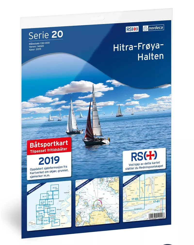 Båtsportkart 20 Hitra-Frøya-Halten 1:50000