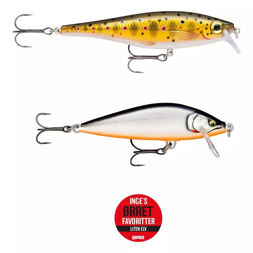 Rapala  Inge Rønning´S Ørretfavoritter Liten Elv 2pk