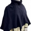 MJM Poncho Anja Collo W Recycled Wool Cashmere Blue