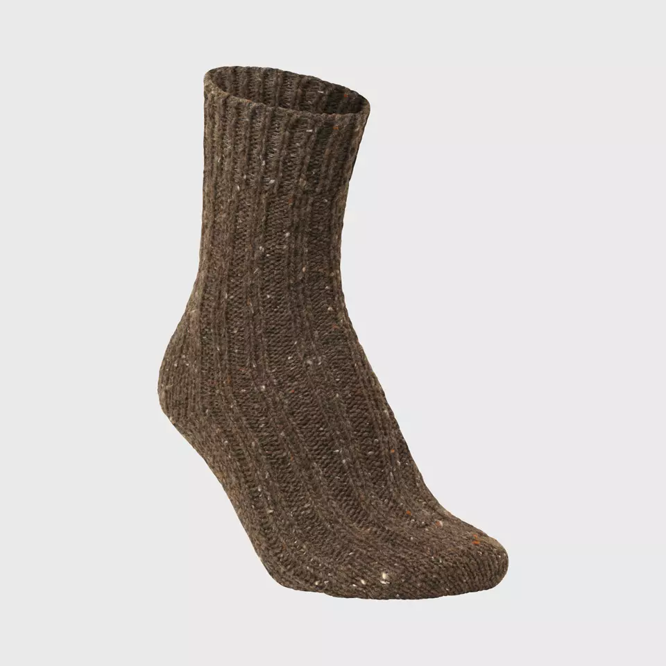 MJM Socks Rib Soft Wool Mix Taupe