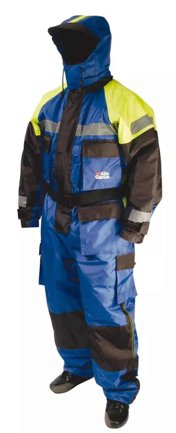 Abu Garcia  Floatation Suit 1pc Xxlarge Size Blue/Black/Yellow Colour
