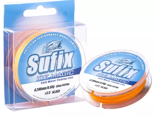 Sufix  Ice Magic Gul/Orange 50m 0,225mm