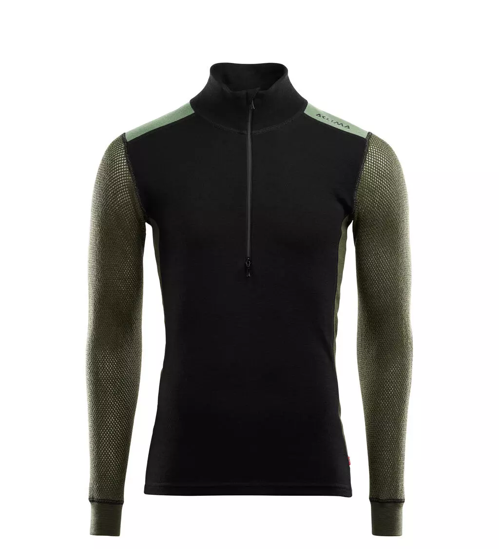 Aclima  Woolnet Hybrid Mockneck M´S