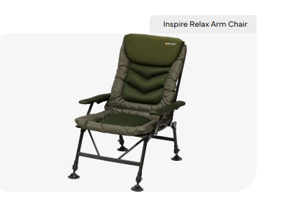 Prologic  INSPIRE RELAX CHAIR WITH ARMRESTS 140KG