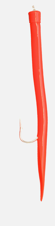 Søvik  Gummimark Fluo 3-Pack Rød 8/0