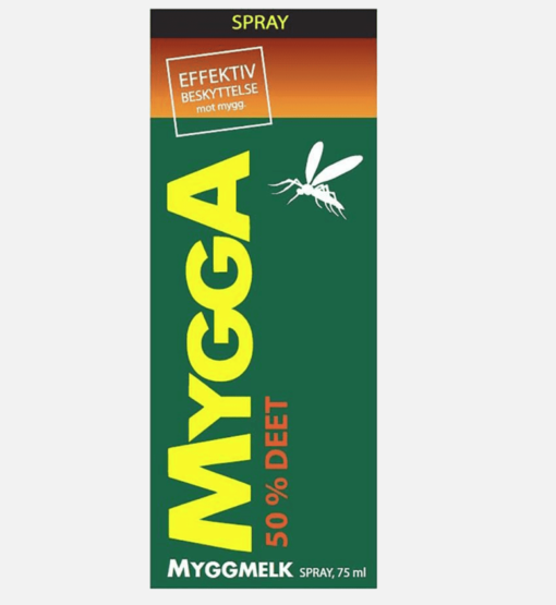 Mygga  Myggmelk Spray 75ml 50% Deet