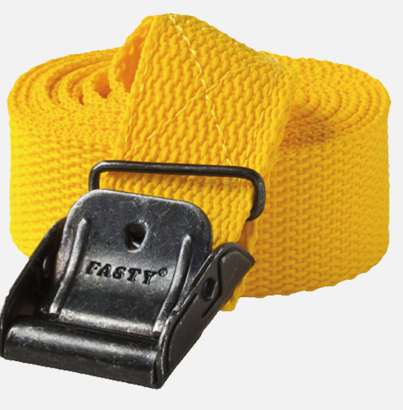 Fasty  Fasty Remmer 2-pack 100 cm Gul 300kg