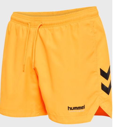 Hummel HmlNed Swim Shorts Orange Pop