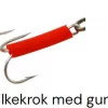 Sølvkroken  Pilkekrok med gummi 10/0