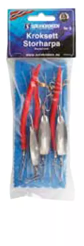 Sølvkroken  Kroksett Storharpa nr. 5