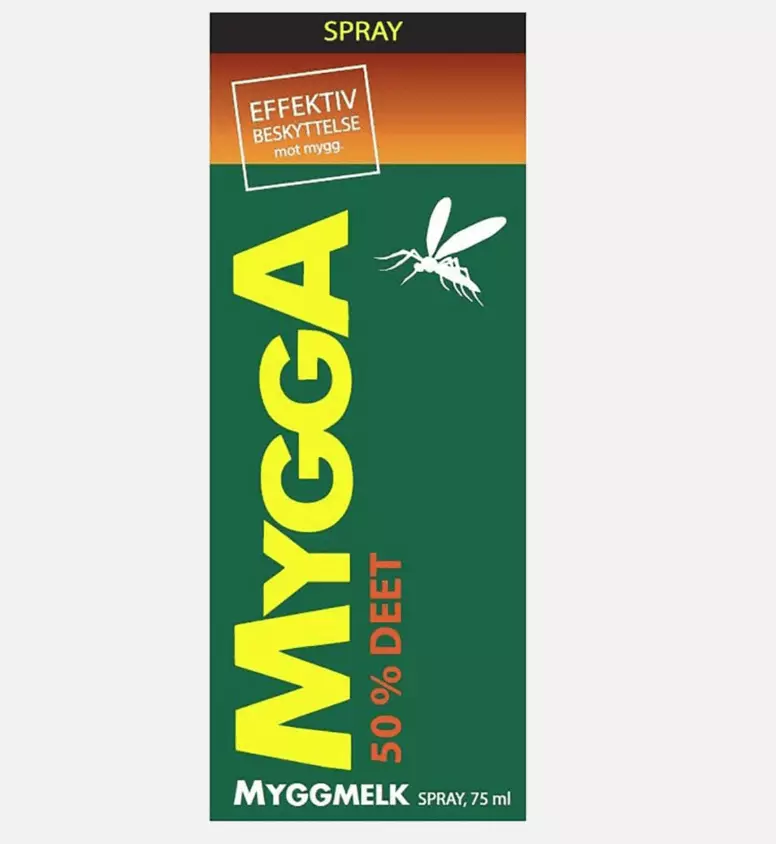 Mygga  Myggmelk Spray 75ml 50% Deet