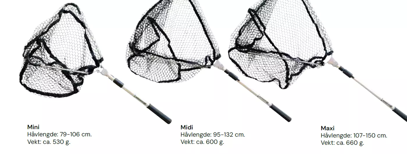 Sølvkroken  Sk Teleskophåv Maxi M/Gumminett