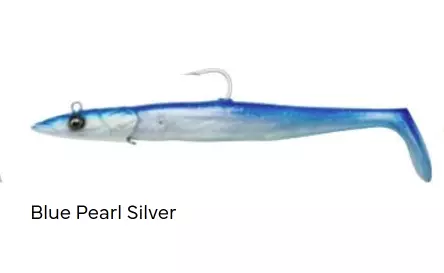 Savage Gear  SANDEEL V2 14CM 33G SINKING BLUE PEARL SILVER 2+1