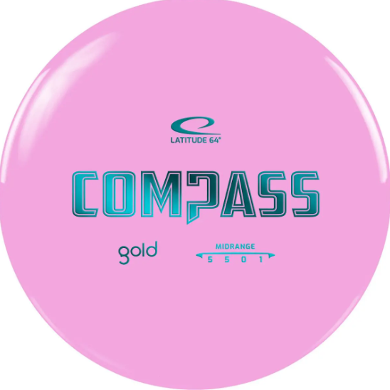 Latitude 64  GOLD MIDRANGE COMPASS