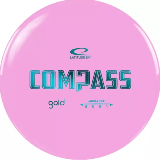 Latitude 64  GOLD MIDRANGE COMPASS