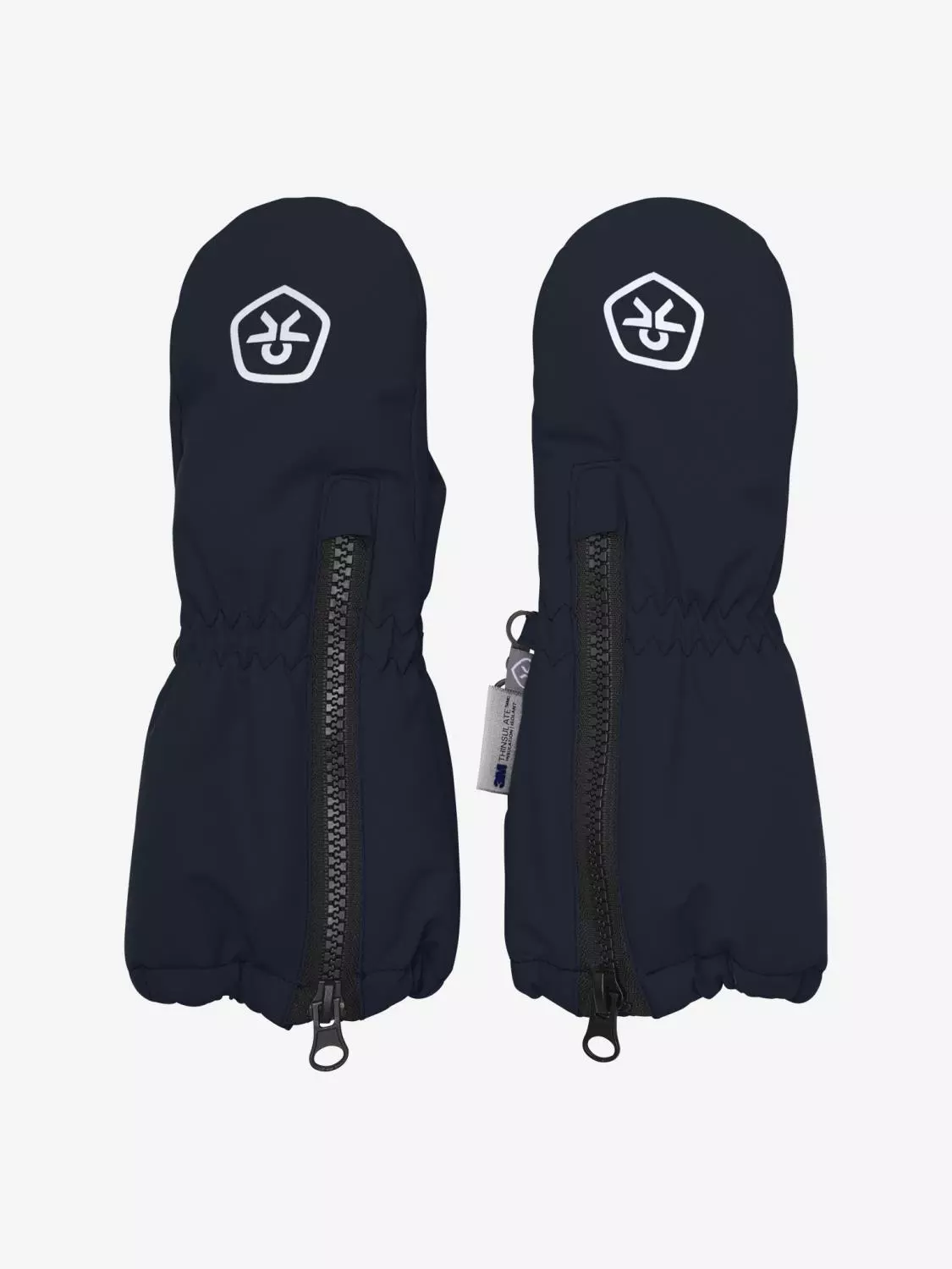 Color Kids Mittens Long W. Zipper