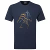 Montane  Mens Abstract Mountain T Shirt
