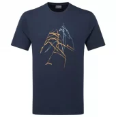 Montane  Mens Abstract Mountain T Shirt