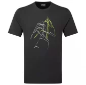 Montane  Mens Abstract Mountain T Shirt