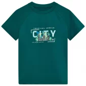 Color Kids  T-shirt W. Print, S/S