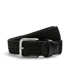 JACK & JONES JACSPRING WOVEN BELT BLACK