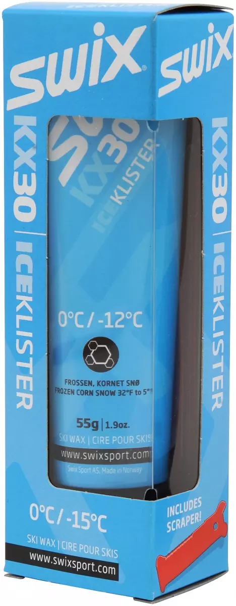 Swix  KX30 Blue Ice Klister, 0C to -12C