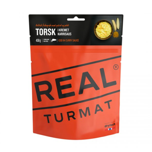 Real Turmat  Torsk i kremet karrisaus 500 gr