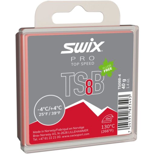 Swix  TS8 Black, -4°C/+4°C, 40g