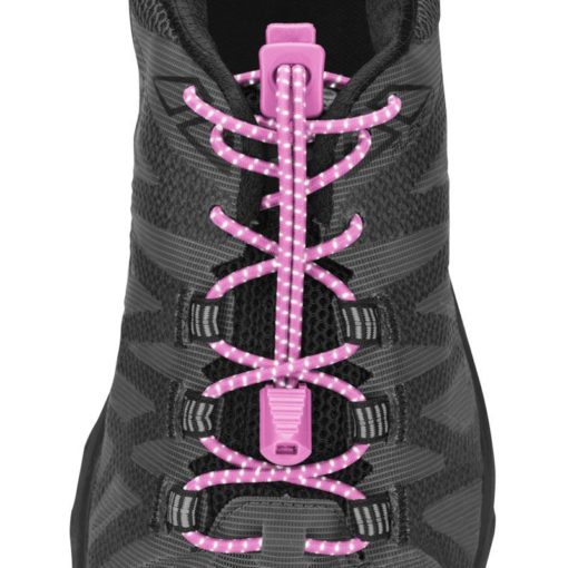 Nathan  Reflective Run Laces Pink OS