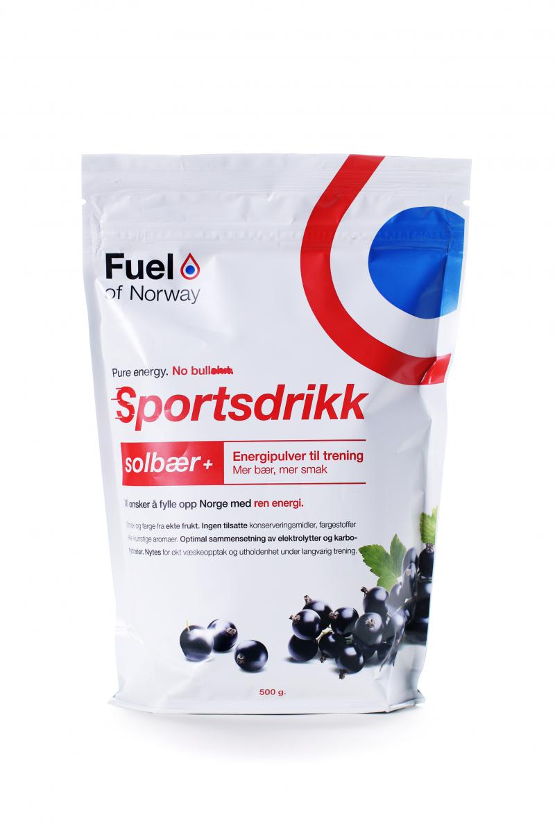 Fuel of Norway  Sportsdrikke 0,5kg solbær